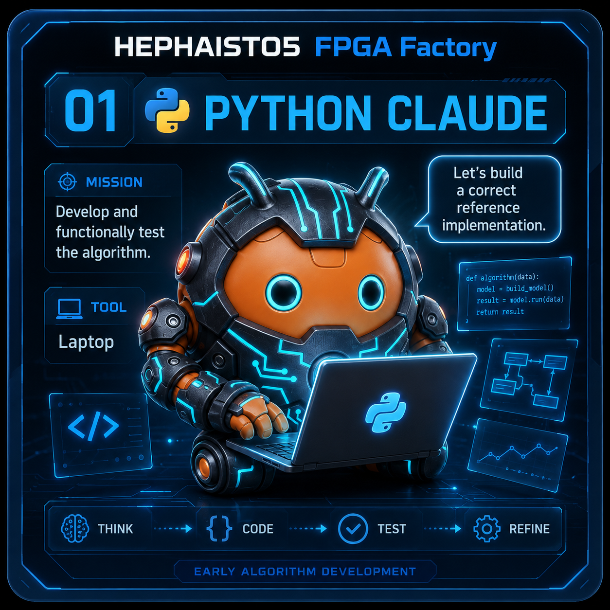 Python Claude - Denken, Referenz, Software-Start